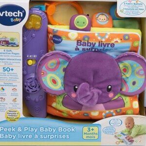 Brand New (French Version)📘 VTech Baby Livre A Surprises 👶🎶🦁